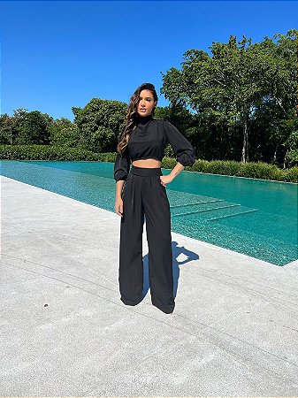 Conjunto preto eva - carol dias