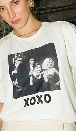 blusa t-shirt xoxo - aquarella