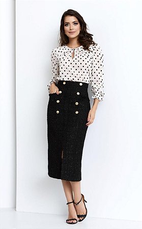saia tweed midi