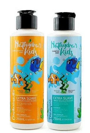 Nathydras Kids Shampoo E Condicionador Baby Para Crianças De Todas As Idades