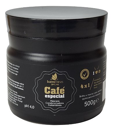 Barro Minas Máscara Condicionadora Pós Quimica Café Especial 500g