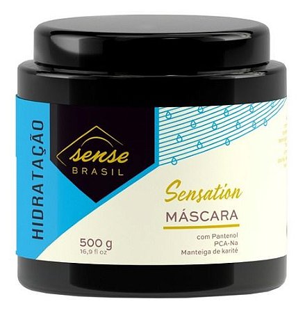 Máscara De Hidratação Sensation Sense Brasil 500g