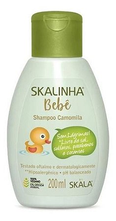 Shampoo Camomila Skalinha Bebê 200 mL Hipoalergênico