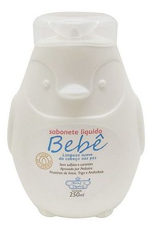 Sabonete Liquido Bebe Limpeza Suave Da Cabeça Aos Pés Flores & Vegetais