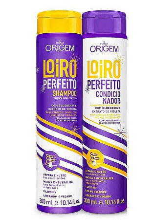 Shampoo E Condicionador Matizador Loiro Perfeito Nazca Origem 300mL