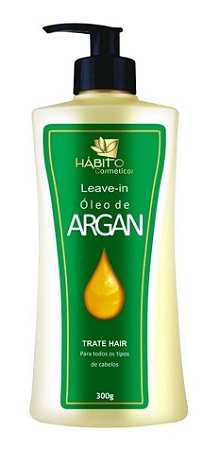 Hábito Cosméticos Leave In Nutritivo Óleo De Argan 300g