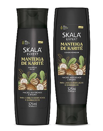Shampoo E Condicionador Manteiga De Karité Nutrição Poderosa Skala