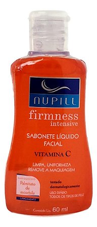 Sabonete Liquido Facial Vitamina C 60ml Nupill Firmness Intensive