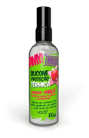 Yamy Vinagre De Maçã Silicone Proteção Térmica Finalizador Spray