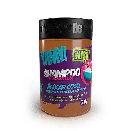 Shampoo Mega Liso Caramelo Yamy 300g