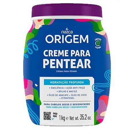 Creme Para Pentear Origem Hidratação Profunda 1kg - Compre Aqui