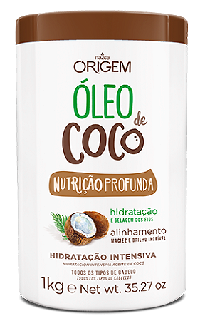 Mascara De Hidratação Óleo De Coco 1kg  Nazca Origem