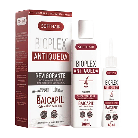 Bioplex Antiqueda Revigorante Softhair Shampoo e Tônico