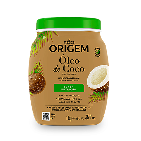 Nazca Origem Creme Oleo De Coco Super Nutrição 1kg