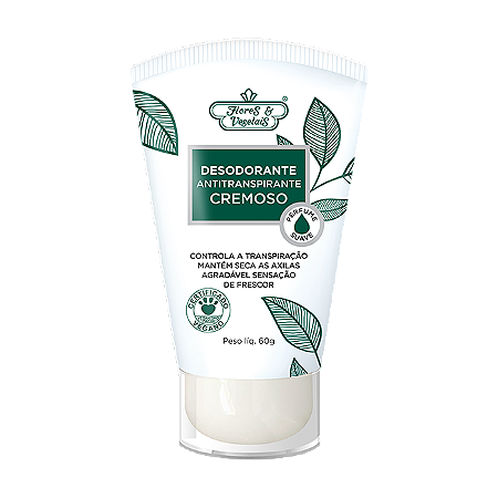 Desodorante Antitranspirante Cremoso Flores E Vegetais 60g