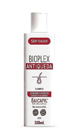 Shampoo Seborregulador Bioplex Antiqueda Soft Hair 300mL
