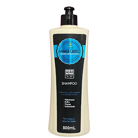 Shampoo Amansa Cabelo Ultra Hidratante Hábito Cosméticos