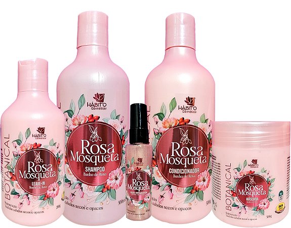 Kit Rosa Mosqueta Hábito Cosméticos