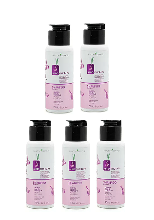 Shampoo Alho Therapy Nathydras 70mL - 5 Unidades