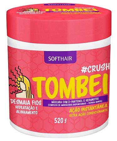 Tombei Crush Soft Hair Mascara Com Ação Instantânea Desmaia os Fios- 520 gr