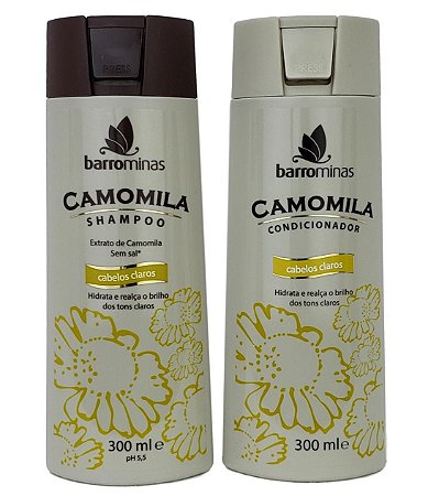 Barrominas Camomila Shampoo e Condicionador Cabelos Claros