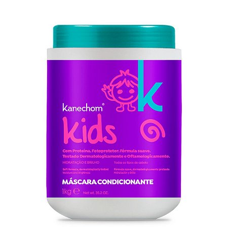 Kanechom Kids Máscara Condicionante Hidratação e Brilho 1Kg