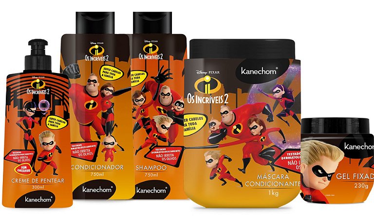 Os Incríveis Kanechom Kit Completo Super Cabelos Para Toda Familía