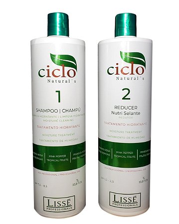 Lissé Ciclos Natural's Escova Progressiva Ecologica Shampoo e Reducer