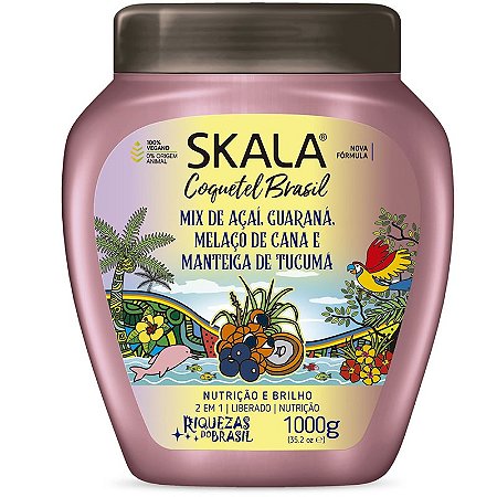 Skala Coquetel Brasil Vegano Creme De Tratamento  1kg