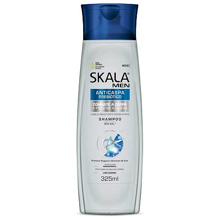 Shampoo Skala Men Anticaspa Prebiótico Prevenção Da Queda 325ml