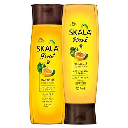 Kit Skala Brasil Shampoo+condicionador Maracujá E Óleo De Patauá 325ml