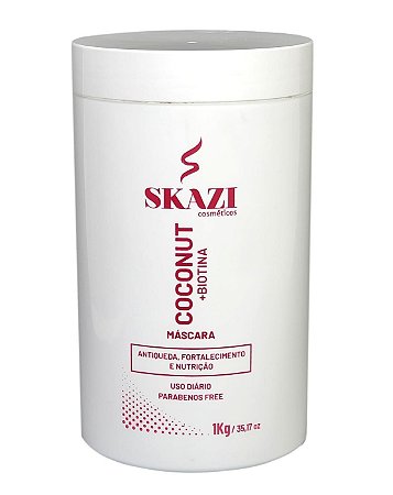 Skazi Cosméticos  Máscara Coconut E Biotina Nutrição 1Kg
