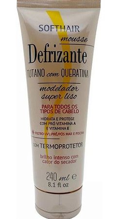 Soft Hair Defrizante Tutano Com Queratina Termoprotetor 240 mL