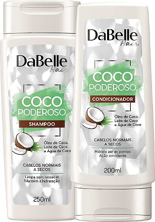 Kit Shampoo E Condicionador Dabelle Hair Coco Poderoso