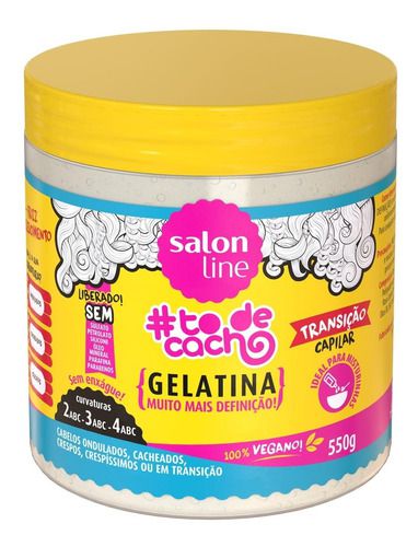 Gelatina #todecacho Transição Capilar Salon Line 550g