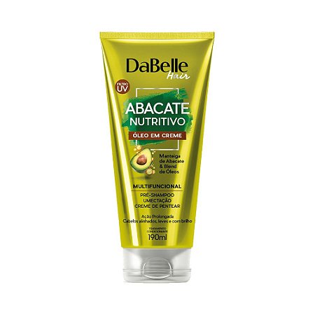 Óleo em Creme Multifuncional Dabelle Abacate Nutritivo 190ml