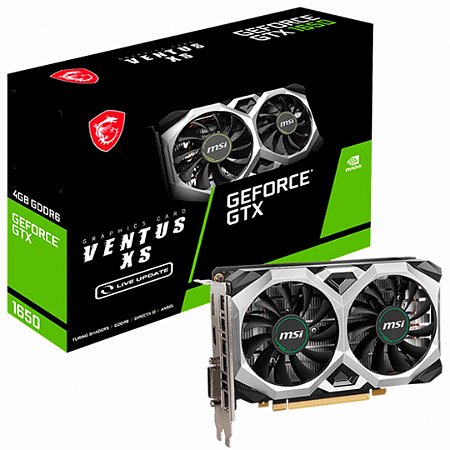 Placa de Vídeo GTX 1650 4GB GDDR5 Ventus XS OC MSI 912-V809-3060