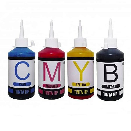 Kit 400ml Tinta Corante Formulabs Universal com Bico Dosador - Bulk Ink Epson HP Canon Brother