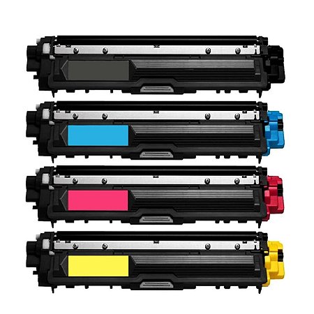 Kit 4 Toner Brother TN221 Compatível HL3140 HL3170 DCP9020 MFC9130 MFC9330