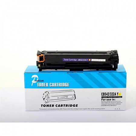 Toner Compatível HP 125A 128A 131A CB542A CE322A CF212A Amarelo - PREMIUM