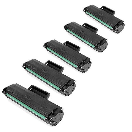 Kit 5 Toner Compatível Samsung D104 MLT-D104S ML1660 ML1665 ML1860 ML1865