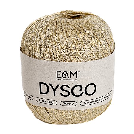 Fio Dysco Branco com Ouro