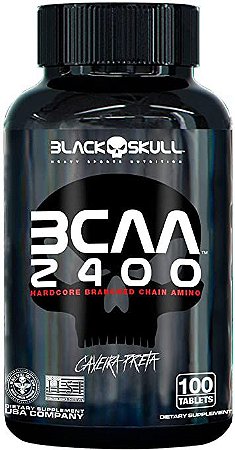 BCAA 2400 - 100caps - BLACK SKULL