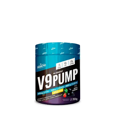 PRÉ TREINO V9 PUMP (300G) SHARK PRO