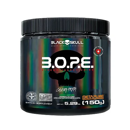 PRÉ TREINO BOPE (150G) BLACK SKULL