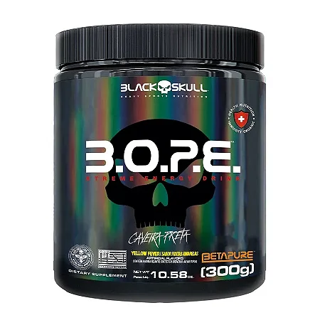 PRÉ TREINO BOPE (300G) BLACK SKULL