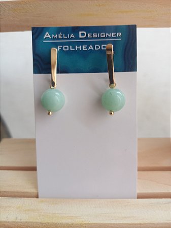 Brinco curto de amazonita