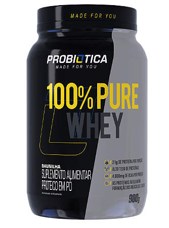 100% WHEY PROBIÓTICA 900G