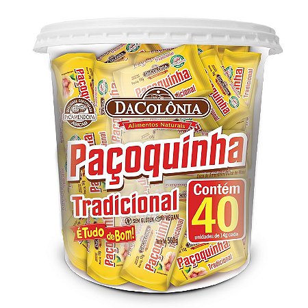 Paçoca Rolha (50 unidades de 18g)