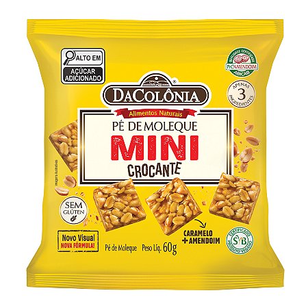 Pé de Moleque Mini Crocante 60g